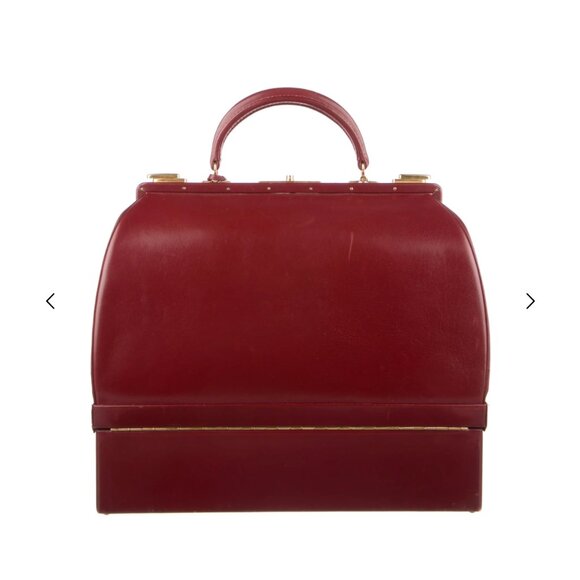 Vintage Hermès Box Sac Mallet Vanity Trunk - Picture 4 of 5